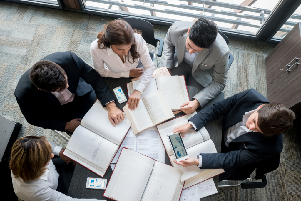 A Group Of Business People Meeting In An Office - Springbank Mechanical Toronto HVAC Company