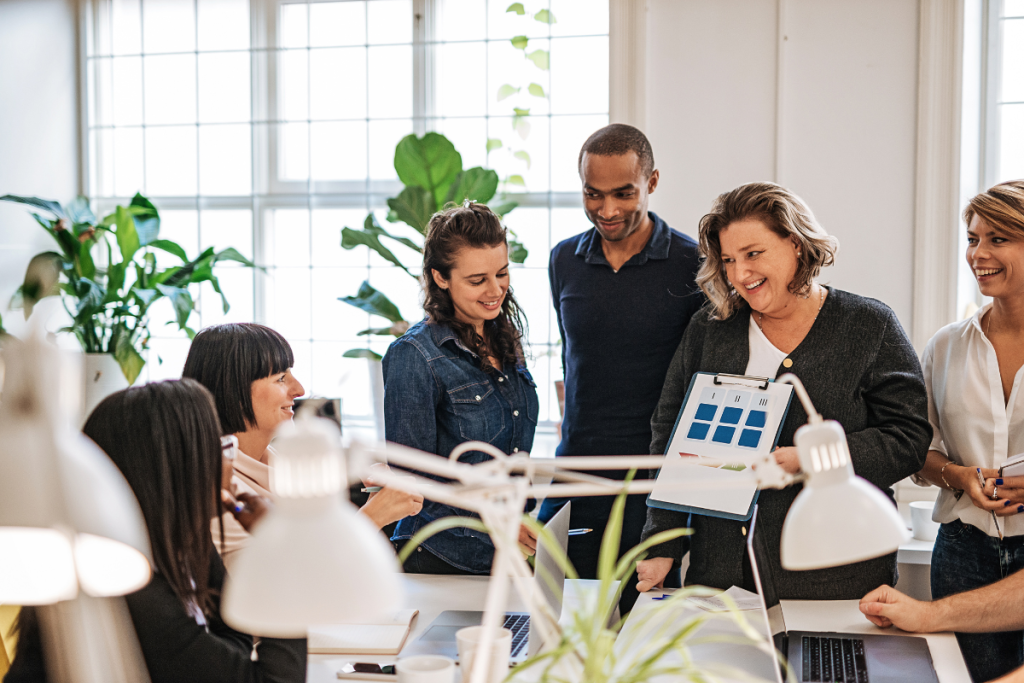 Healthy Employees In An Office - Springbank Mechanical Toronto HVAC Company