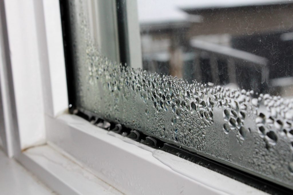 Humidity on an Office Window - Springbank Mechanical Toronto