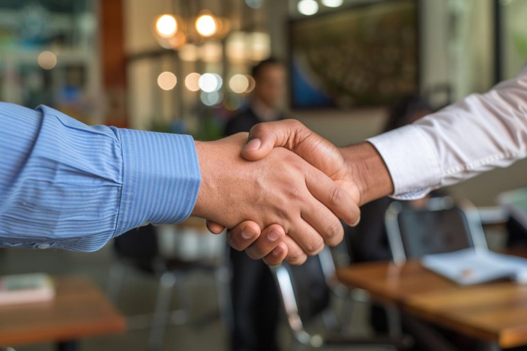 People Shaking Hands For A Business Relationship - Springbank Mechanical Toronto HVAC Company